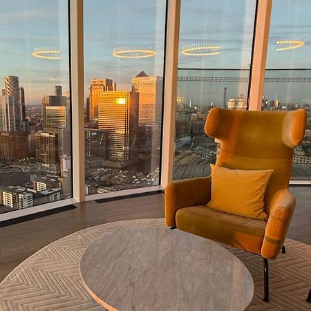 לונדון Luxury Modern 2 Bed Flat With Balcony And City View - Canary Wharf City Center מראה חיצוני תמונה