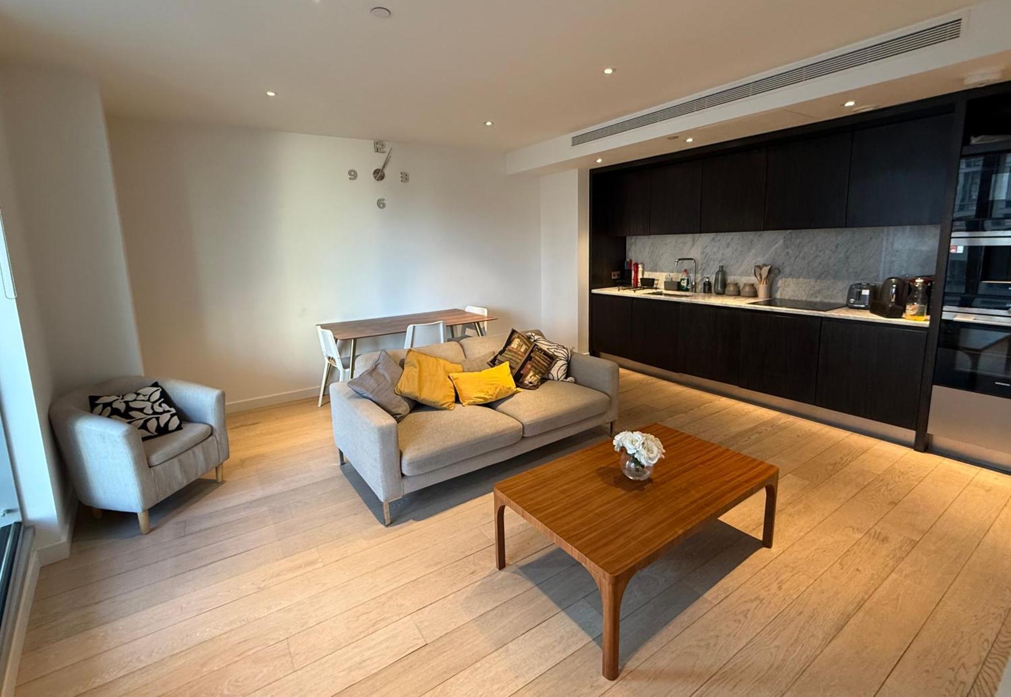 לונדון Luxury Modern 2 Bed Flat With Balcony And City View - Canary Wharf City Center מראה חיצוני תמונה